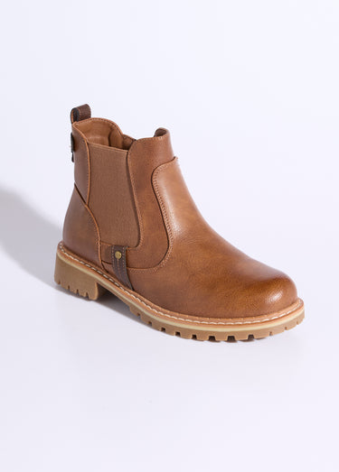 Boots élastiquées, esprit camarguaises Camel