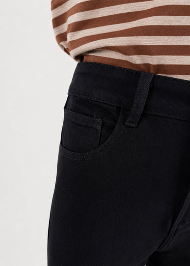 Jean droit denim, coupe spécial GRANDE Noir