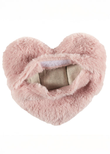 Chaufferette micro ondable fourrure Coeur