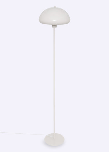Lampadaire design en acier, Savio Blanc