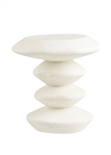 Table d'appoint inspiration organique Blanc