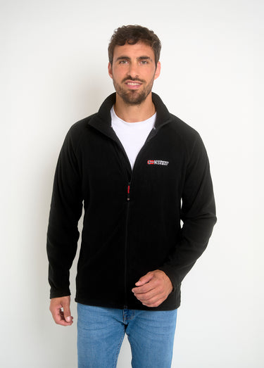 Veste polaire chaude avec col montant Noir