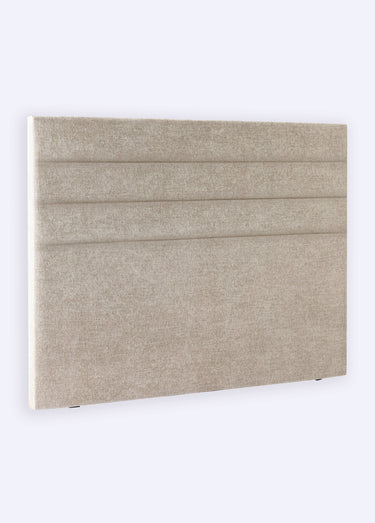 Tête de lit Lignes en mousse, haut. 120cm Chenille Grege
