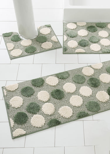 Tapis de bain absorbant antidérapant Vert