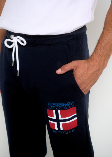 Pantalon de jogging molleton pour homme Marine