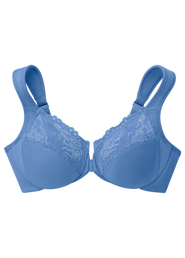 Soutien-gorge WonderWire ouverture devant Bleu