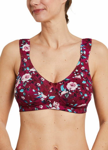 Soutien-gorge coton imprimé sans armatures Imprime