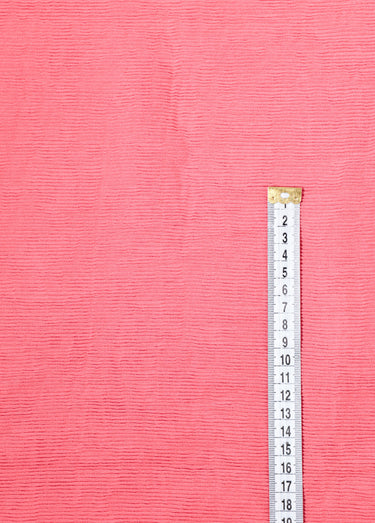 Coupon tissu habillement, ligné stretch Rose