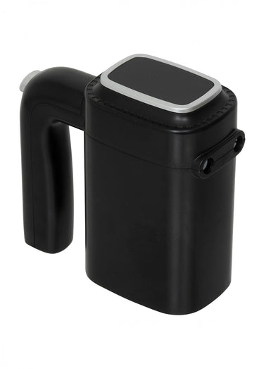 Batteur sans fil 7 vitesses, fouets métal Noir