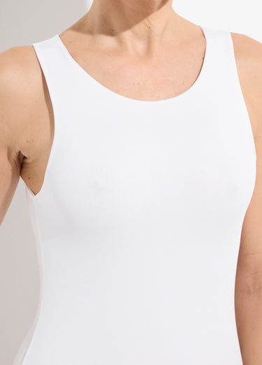 Body débardeur invisible en microfibre Blanc