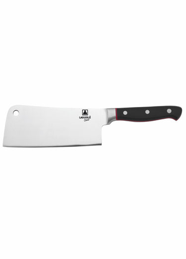 Couperet acier inox 31cm Market Noir/Rouge