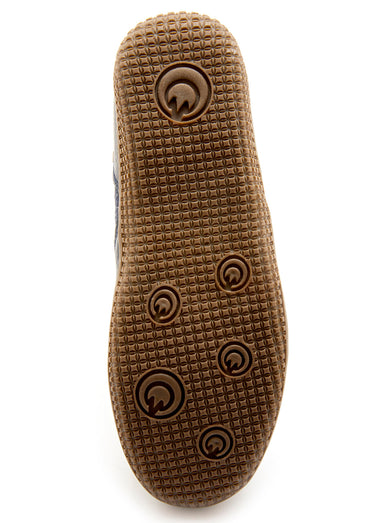 Boots zippées cuir grainé Bleu