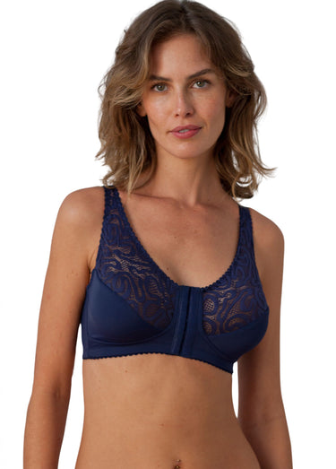 Soutien-gorge sans armatures ouvert devant Marine