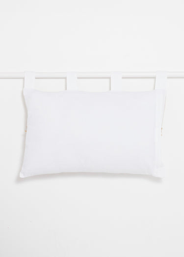Coussin pour tête de lit, thème naturel Ecru