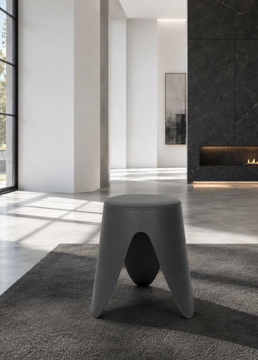 Tabouret d'appoint empilable tendance EVE Gris