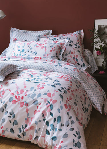 Housse de couette satin de coton SOFIA Blanc