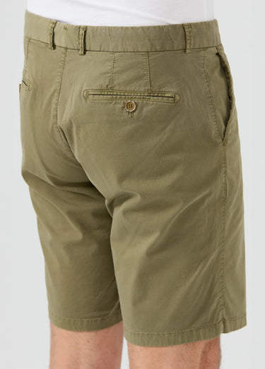 Bermuda chino en toile poches italiennes Kaki