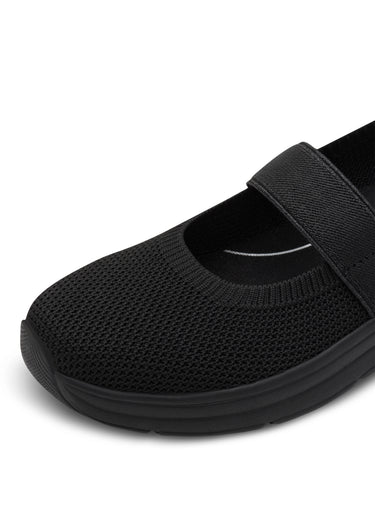 Ballerines sportswear dessus élastiqué Noir
