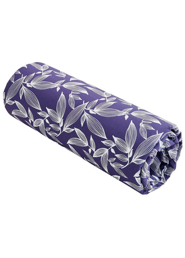 Drap housse imprimé percale coton, Bali Bleu