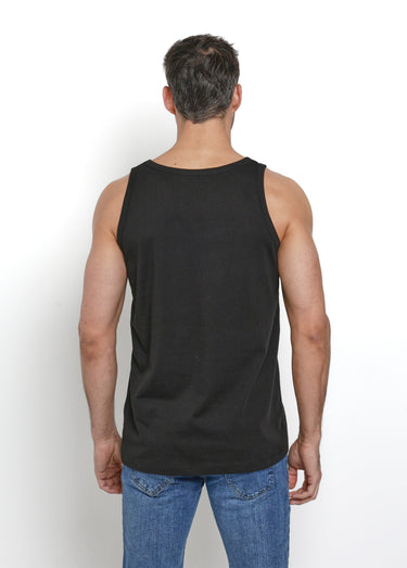 Maillots de corps coton, forme débardeur Noir