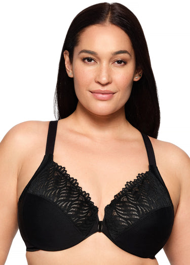 Soutien-gorge WonderWire avec dos nageur Noir