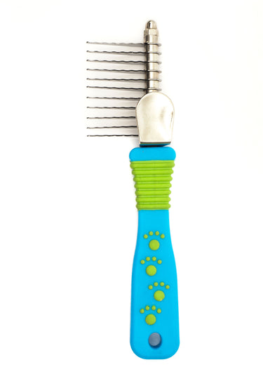 Peigne rasoir pour animaux Bleu