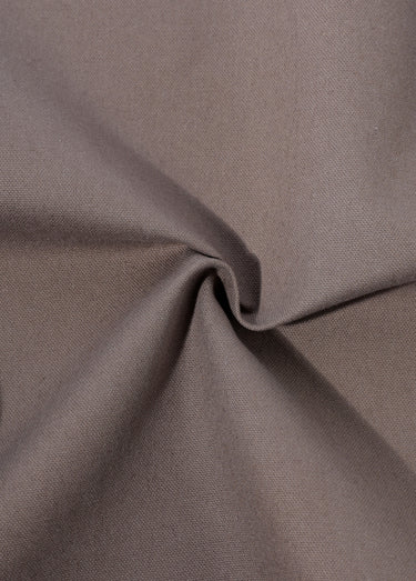 Coupon tissu ameublement, bachette coton Marron