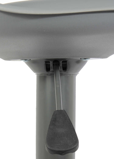 Set 2 Tabourets de bar en simili, 1G Gris