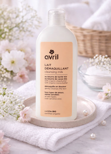 Lait démaquillant BIO, beurre de karité Blanc