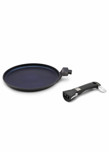 Crêpière amovible alu 26cm Diamant Bleu Bleu