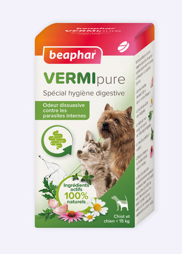 Vermifuge comprimés, chien/chiot <15kg Blanc