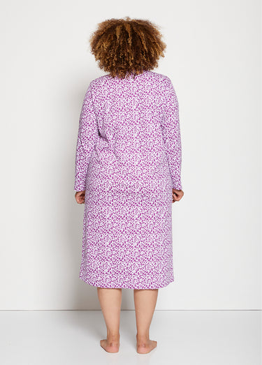 Chemise de nuit manches longues Imprime