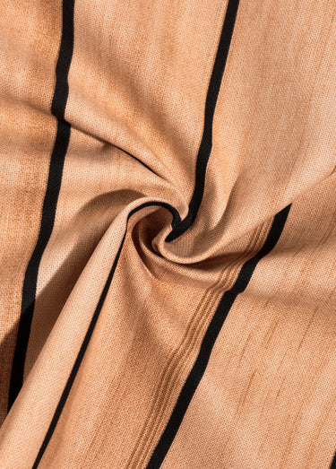 Coupon déco, rayé façon bois 3x1,4m Marron Clair