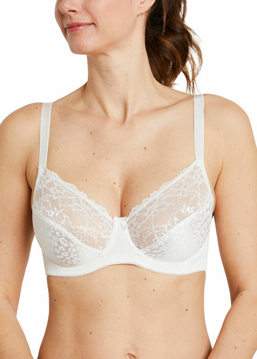 Soutien-gorge avec armatures léopard Blanc Casse