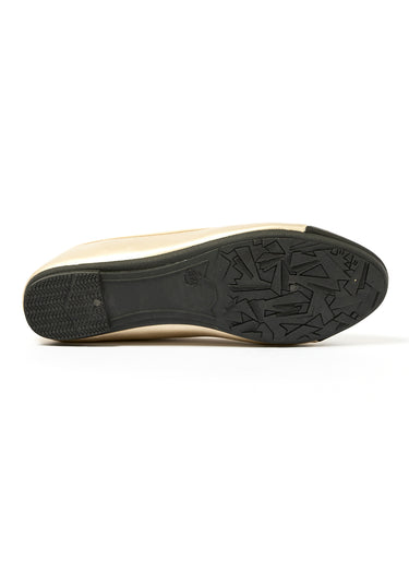 Ballerines bout rapporté et petit nœud Dore