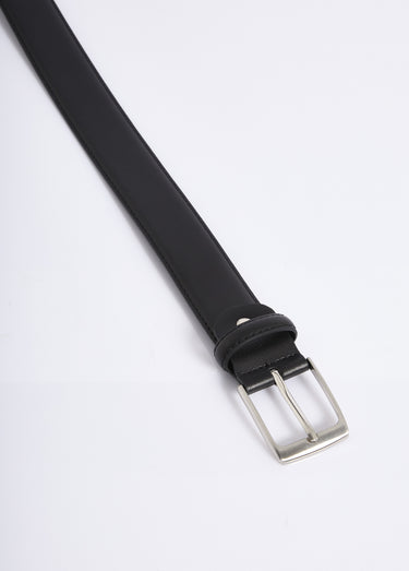 Ceinture en simili cuir, boucle métal Noir