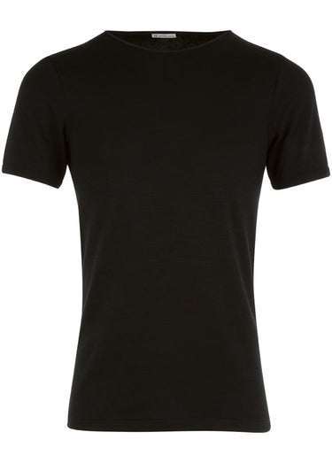 T-shirt thermique chaud avec laine Noir