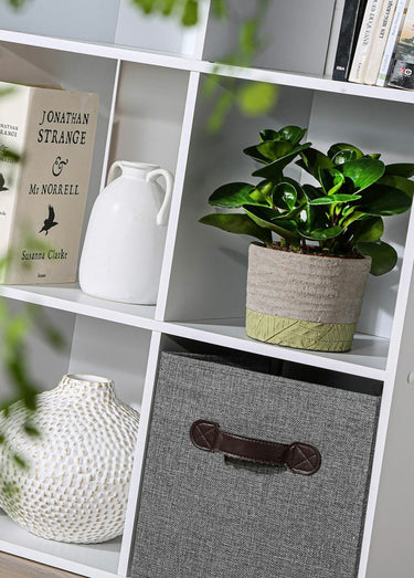 COMPO Etagère de rangement 8 cases 1B Blanc