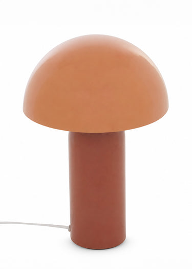 Lampe à poser bicolore métaI 37cm LITO Terracotta