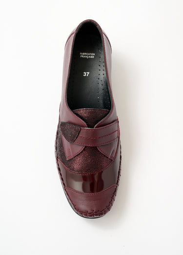 Derbies compensées, largeur confort Bordeaux