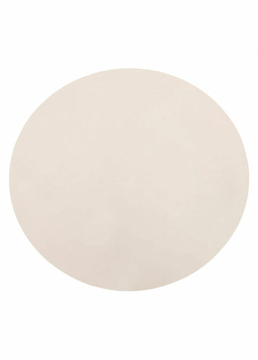 Table basse épurée avec pieds rainurés Creme