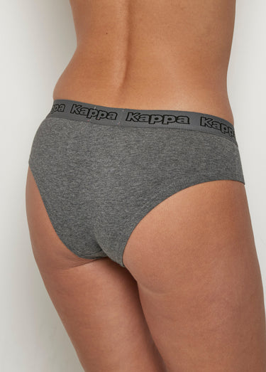 Shorty de sport en coton majoritaire Gris