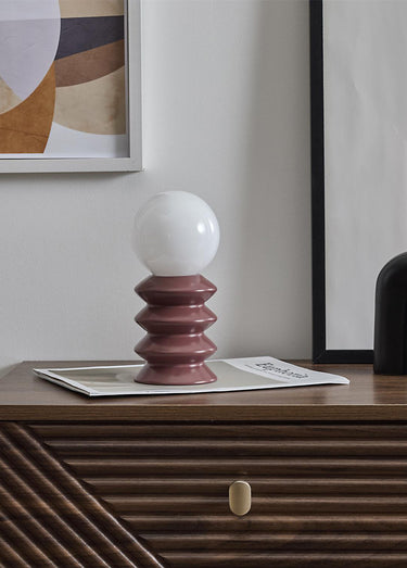 Lampe en céramique nomade à piles Terracota