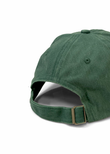 Casquette en pur coton, effet blanchi Vert