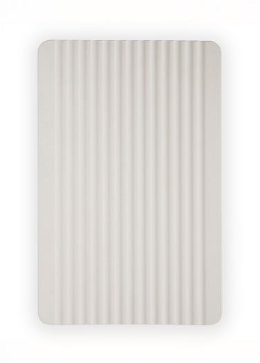 Tapis en diatomite, motif rayures Beige