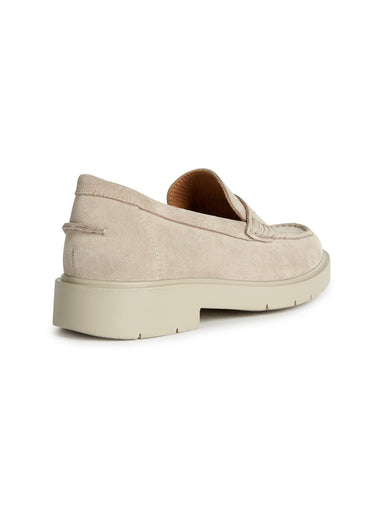Mocassins cuir semelle épaisse Sable