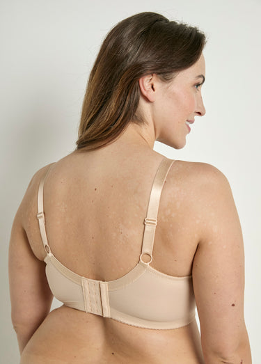 Soutien-gorge avec armatures brodé fil brillant Peau