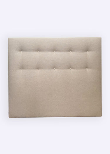 Tête de lit en tissu finition capitonnée Beige