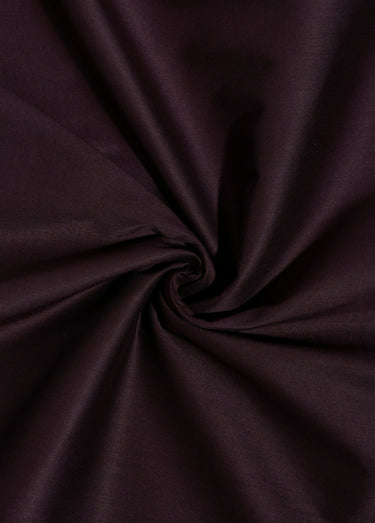Coupon tissu habillement, coton stretch Chocolat