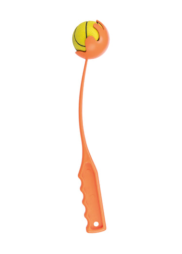 Lanceur catapulte de balle, pour animaux Orange